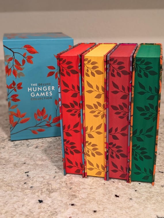 Hunger Games UK Deluxe Hardcover Set: Sprayed Edges, Special