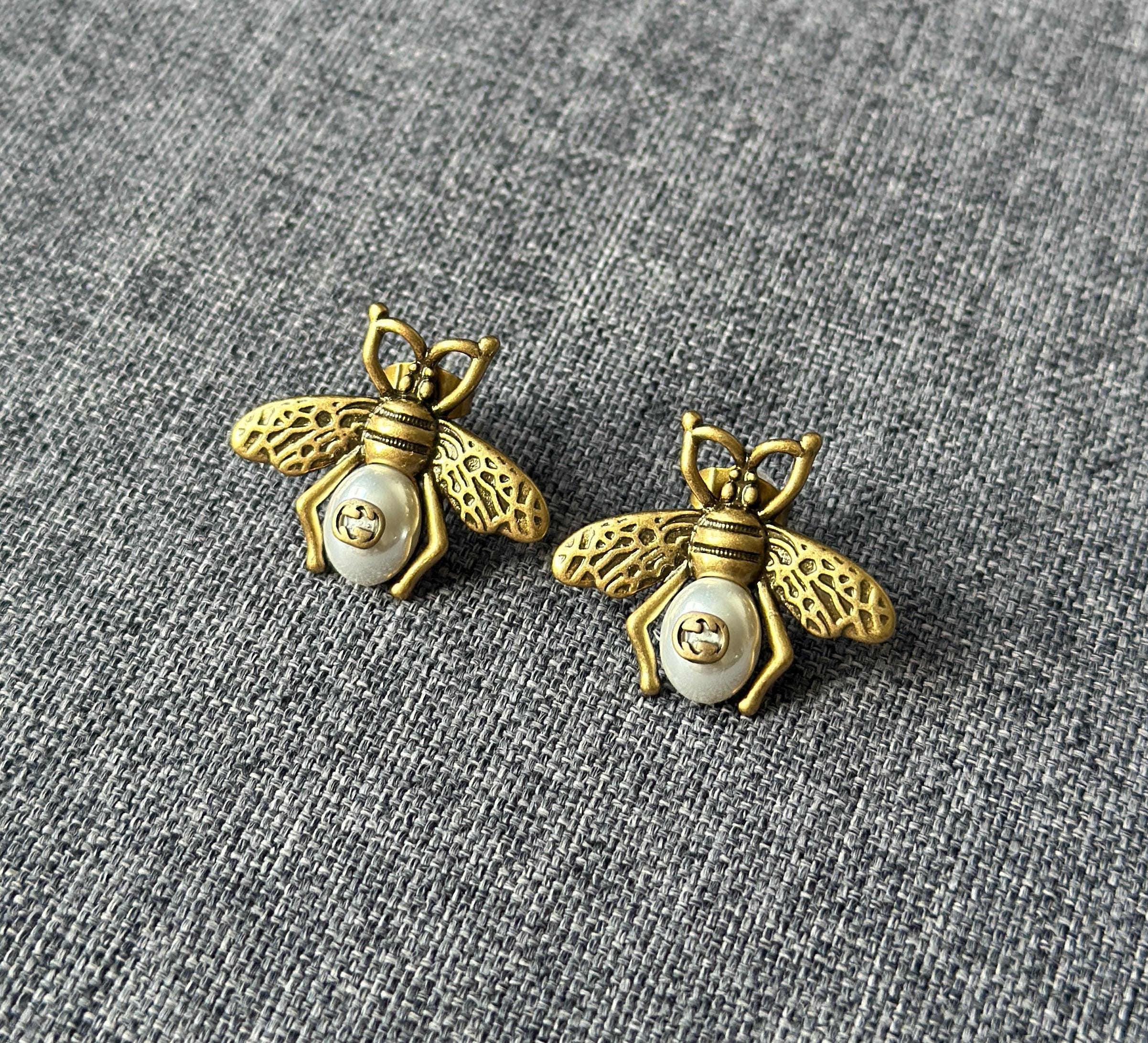 Gucci Bee Earrings - Etsy Gucci Bee Earrings - Etsy