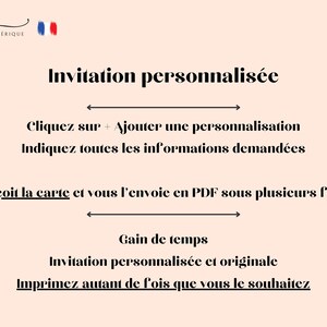 Carte invitation anniversaire personnalisée Gabby Chat image 3