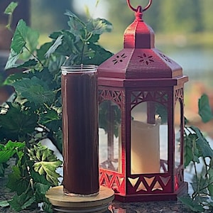 Prayer Candle - BROWN 7-day Unscented - 100% Natural Soy Wax