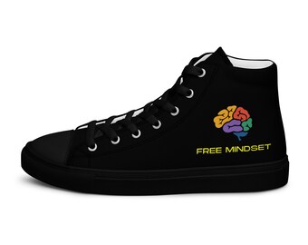 Free Mindset - Zapatillas altas de lona para hombre