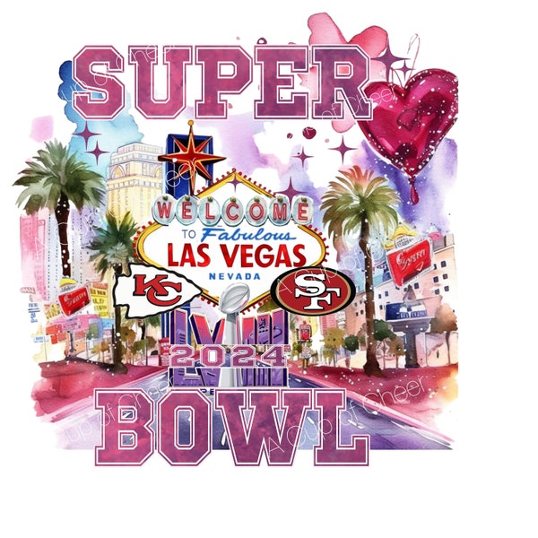 2024 Super Bowl Swift Bowl, Chiefs, 49er, Watercolor Taylor Bowl, PNG image, sublimation, DTF, sticker, magnet, shirt