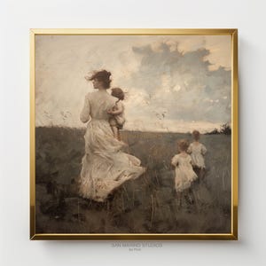 My Darlings | My Children | Portrait | Painting | Printable | Digital | Art |  Print