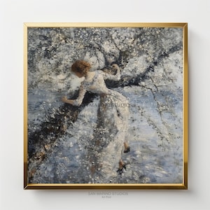 Rebellious Climber  | Victorian Woman | Printable | Digital Art | Print |