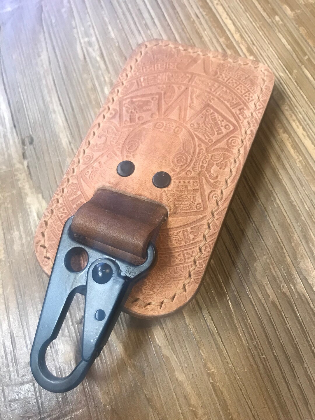 Leather Key Fob Holder With Belt Clip - Etsy