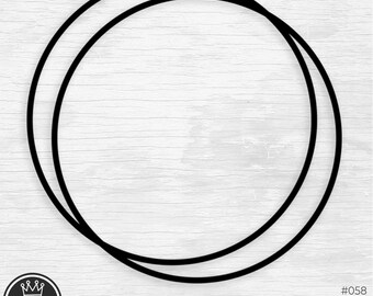 Double Circle Frame Svg file Circle Frame Svg Circle Frame Png Double Circle Frame Clip Art Double Circle Frame Clip Art Circle Monogram dxf