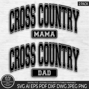 CROSS COUNTRY Mama Svg Cross Country Dad clipart Cross Country Dad cut file Cross Country Mama Png Cross Country t-shirt Cross Country Mom