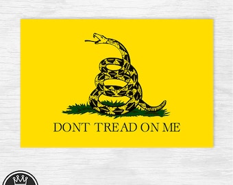 DON'T Tread On Me flag Svg, Don't Tread On Me Png Gadsden Snake American Flag DTOM cut file Don't Tread On Me snake Cricut Rattlesnake dxf