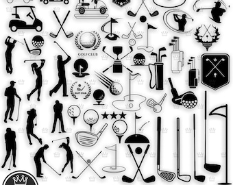 Golf SVG, Golf SVG Bundle, Golf Png, Golf Monogram Svg, Golf Name Frame, Golf Club Svg Golf Ball Svg Golfer Club Golf Cut file Golf vector