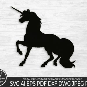 EENHOORN silhouet Svg, Eenhoorn Png, Eenhoornbestand, Eenhoorn Vector, Eenhoorn Cricut, Eenhoorn Clipart Eenhoorn Dxf, Meisjes, Glitter Eenhoorn, Kinderen