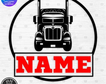 DIY Truck Split Monogram easy Template for Canva free version Customize UNLIMITED designs just using the keyboard change Name Color Pattern