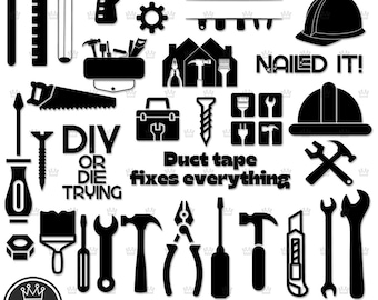 Handy Man layered bundle Svg Handy Man tools Png Handy Man Monogram dxf Tools Bundle cut file Hammer vector file Screwdriver Mechanic bundle