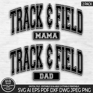 TRACK and FIELD Mama Svg Track Field Dad clipart Track Field Dad cut file Track and Field Mama Png Track Field t-shirt Track and Field Mom