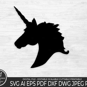 EENHOORN Svg, Eenhoorn Png, Eenhoorn silhouet, Eenhoorn hoofd Vector, Eenhoorn Cricut, Eenhoorn clipart Eenhoorn Dxf, meisjes, glitter eenhoorn, kinderen