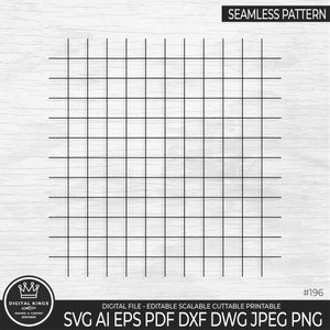 Bezszwowy wzór GRID Svg GRID Svg Kratka Linia Png Mozaika Clipart Siatka Kwadratowa tekstura Siatka Szablon Svg Geometryczne Tło Wzór Sieciowy
