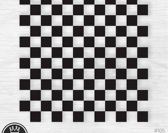 CHECKERED Seamless Pattern SVG, Checkered pattern Png, Black and White Checkered Clipart, Checkered texture svg png, Checkered Digital Paper