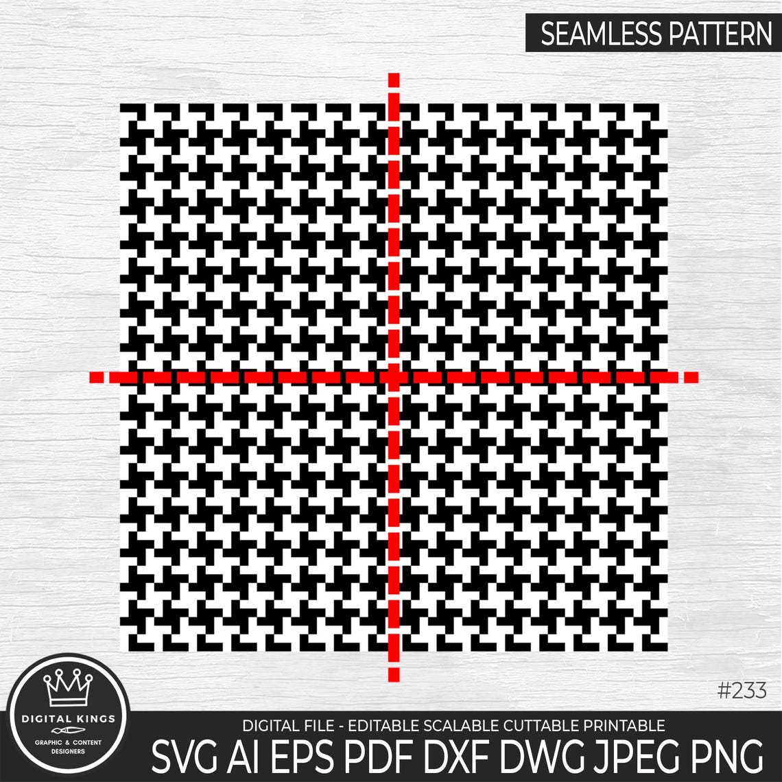 TWEED Seamless LAYERED Pattern Svg File, Tweed Pattern Png, Black and ...