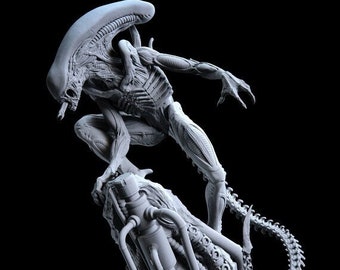 Alien - Statue STL File, 3D Digital Printing STL File