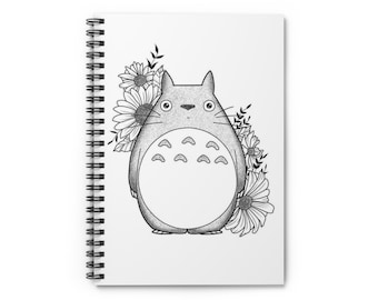Studio Ghibli My Neighbor Totoro Spiral Notebook Simple Cute