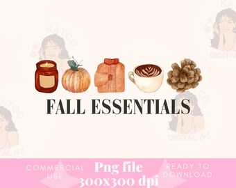 Fall essentials Png, Girly Fall png,Fall Design, Fall Png,Digital Download,Sublimation Design,Coquette Png,Bow Png,Pumpkin Design,coffee png