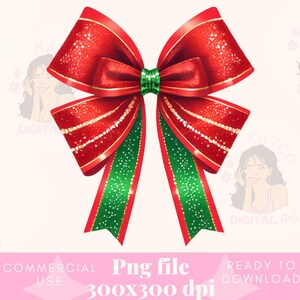 Coquette Christmas Bow Png,Girly Christmas png, Christmas Design, Winter Png, Digital Download,Sublimation Design, Bow Png, Coquette Clipart