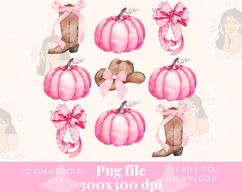 Fall Coquette Bow PNG,Western Png,Cowgirl PNG,Fall Png,Digital Download,Sublimation Design,Howdy Pumpkin Png,Western Fall Png,Clip Art Png