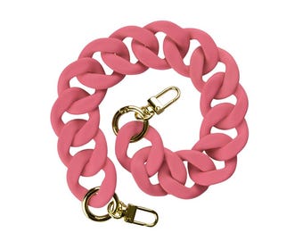 Raspberry Pink Matte Phone Chain - Wrist Strap For Phone