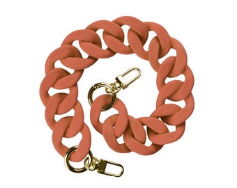 Sienna Red Matte Phone Chain - Wrist Strap For Phone