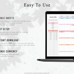 Bill Tracker Spreadsheet, Google Sheets Bill Calendar, Monthly Bill Planner, Bill Payment Dashboard, Personal Finance, Financial Planner image 7