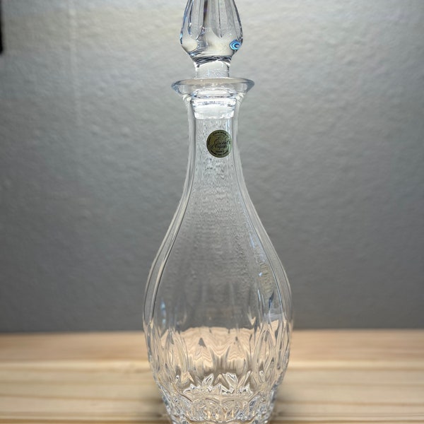 Lead crystal decanter - Cristal d’Arques Bretagne decanter