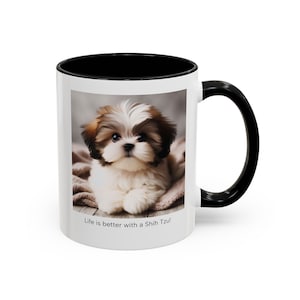Shih Tzu Accent Coffee Mug, 11oz