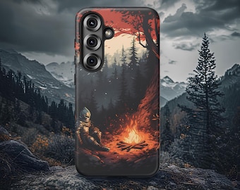 Gaming Protective Phone Case, Dark Souls Cover, Elden Ring Inspired, RPG Phone Case, Gift For Gamer, Samsung S 22 23 24 25 Plus Ultra