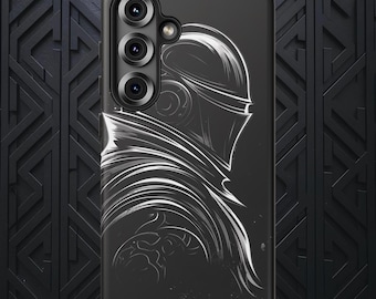 Minimalist Dark Souls Inspired Phone Case, Minimalist Black Case, Samsung S 25 24 23 22 Plus Ultra, Custom Phone Case, Durable Phone Case