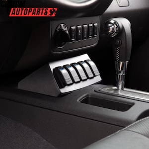 2005+ Nissan Xterra & Frontier Custom Switch Panel for Lower Console Cubby, 4-5 Switches Off-Road Accessory, Auxbeam Panel