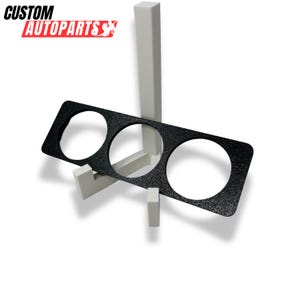 BMW E30 Triple Gauge Panel | 56mm x3 Radio Delete | 1982–1991 3 Series Dash Insert | Fits M3, 325i, 318is | Interior Upgrade for track build