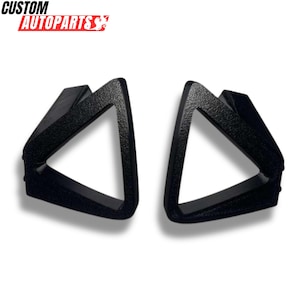 Mercedes W124 Coupe Seat Belt Guide Frame Set | C124 1987-1996 |Left + Right Pair | A1248680422 | A1248680322 Classic Mercedes Interior Trim