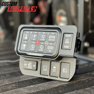 Tacoma 3rd Gen Auxbeam 8/6 Gang Mount Switch Panel |  2016-2023 Toyota Tocoma Switch Panel 3rd Gen Tacoma Accessories
