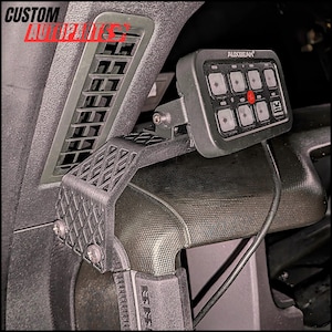 Ford Bronco Auxbeam 8 Gang Switch Mount | 2021-2024 6th Gen Ford Bronco Accessory | Off-Road Control Panel Upgrade