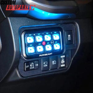 Tacoma 2016+ Auxbeam 8/6 Gang Mount Switch Panel |  2016-2023 Toyota Tocoma Switch Panel 3rd Gen Tacoma Accessories