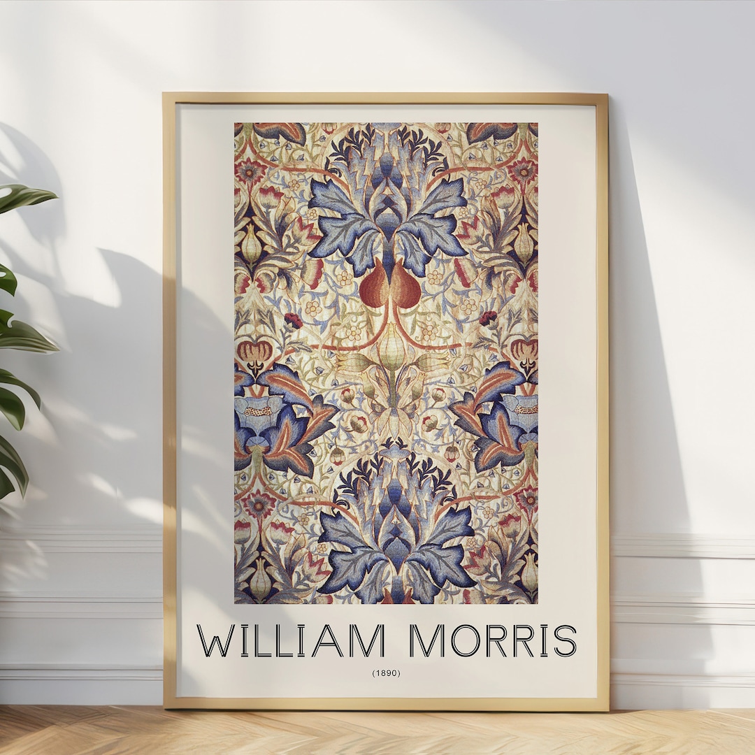 William Morris Art Print: Vintage Floral Botanical Wall Decor - Etsy