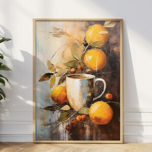 Zitrone Küchen Wanddruck, Küchen Wandkunst, Kaffee Wandkunst, Kaffee Wand Poster, Küchen Wand Dekoration, Kunst Geschenk, Kaffee Liebhaber Geschenk