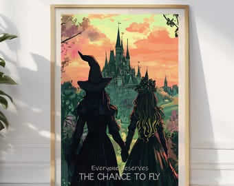 Wicked Witch Art Print: Emerald City, Wizard of Oz Home Decor