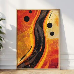 Aboriginalkunstdruk: Indiaans cultureel decor (pdf beschikbaar)