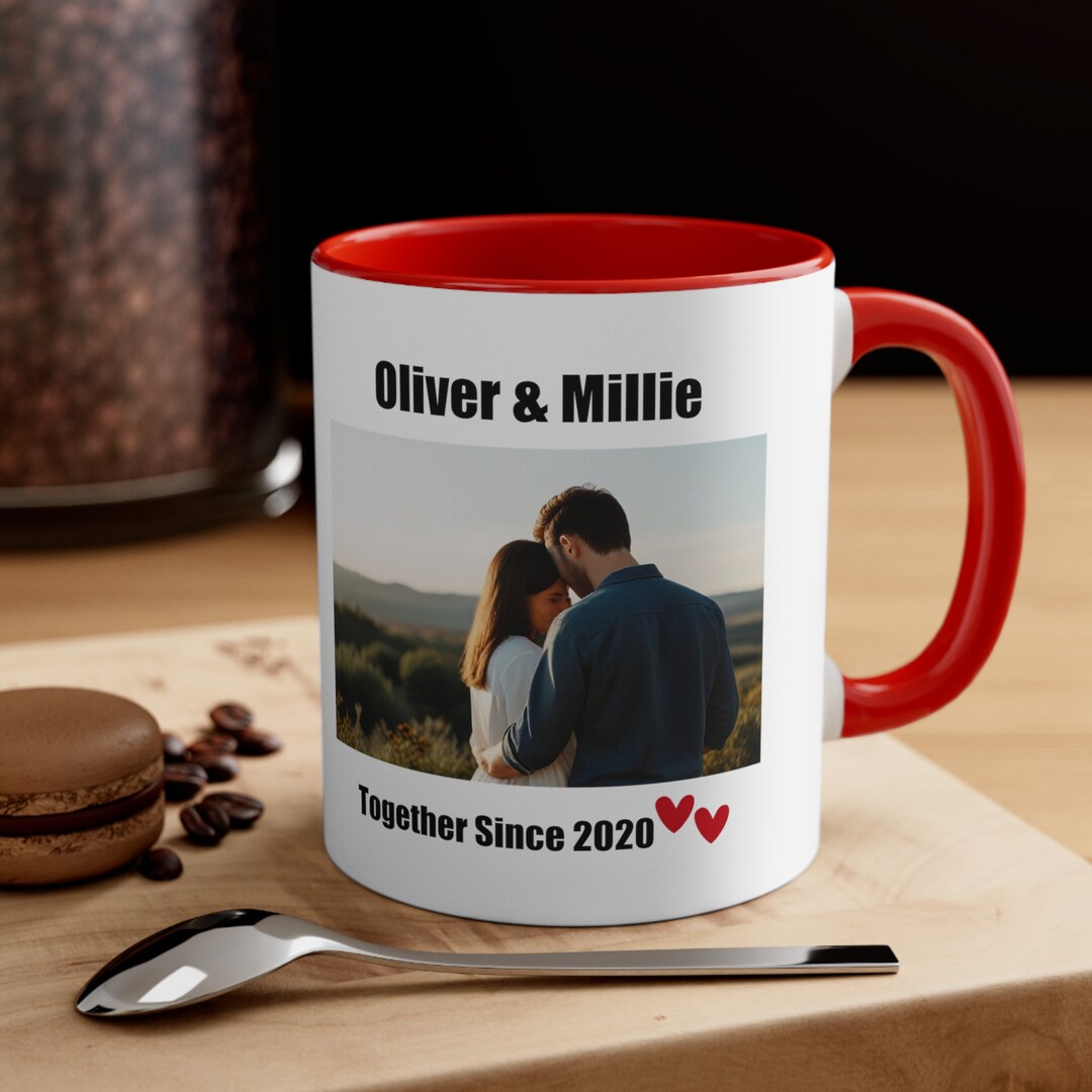 Partner Gift Photo Mug Gift for Couple, Together Since Photo Ceramic Mug ...