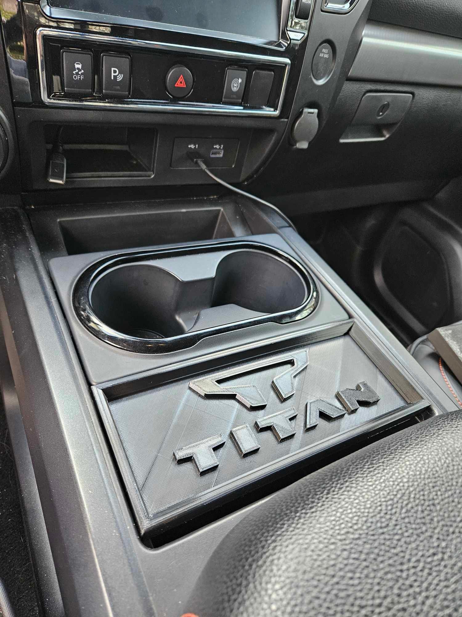 2016 Nissan Titan Center Console Space Cover Etsy