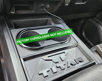 2016+ Nissan Titan Center Console Space Cover