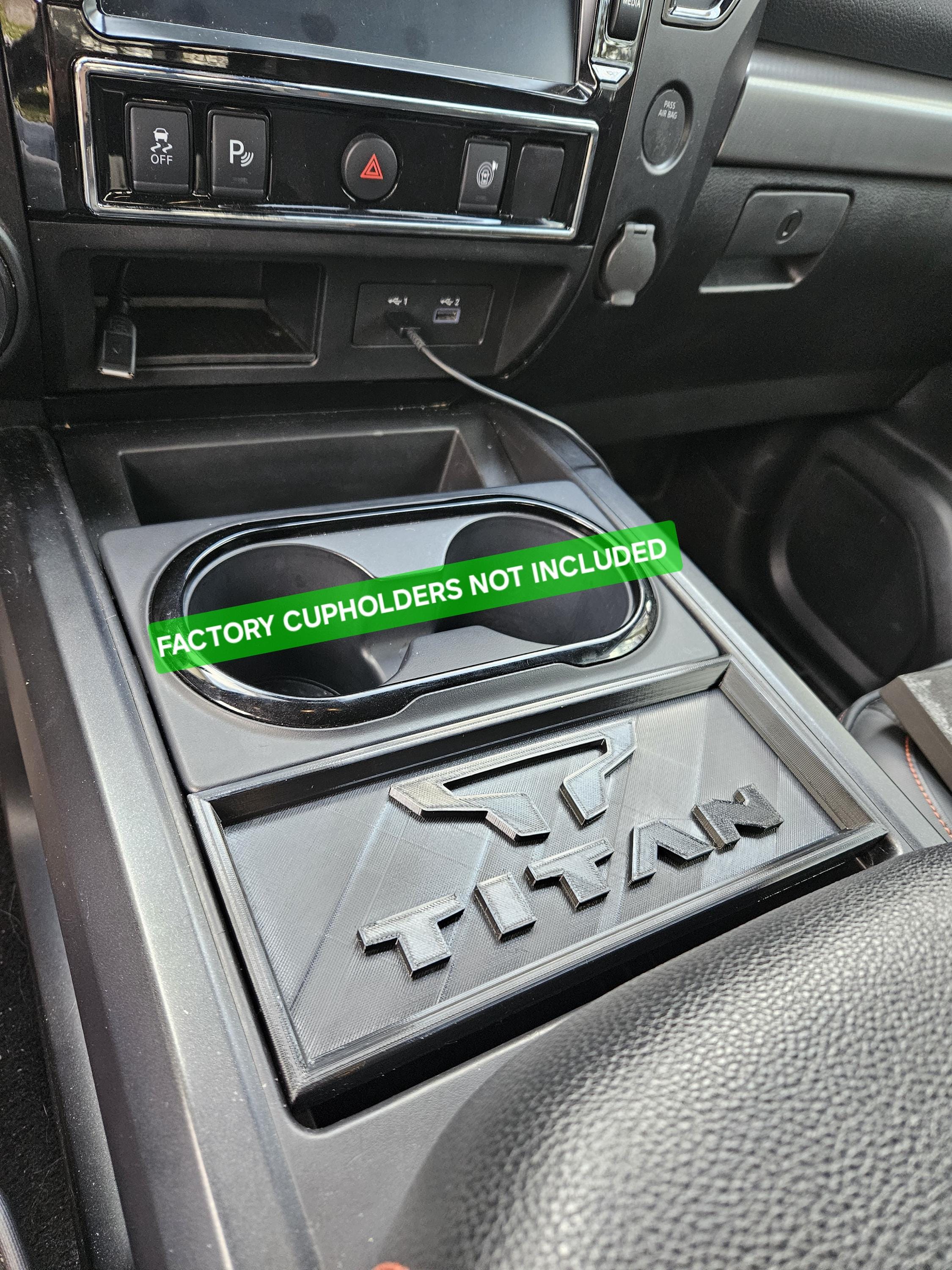 キャビネット 2016+ Nissan Titan Center Console Space Cover - Etsy
