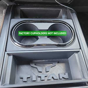 The &quot;Bucket&quot; 2016+ Nissan Titan Center Console Bucket