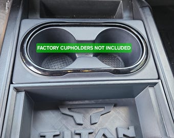 The &quot;Bucket&quot; 2016+ Nissan Titan Center Console Bucket
