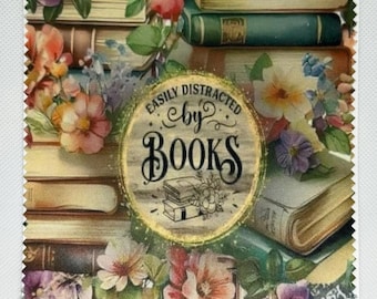 Microfiber Lens Cloth - Easily Distracted by Books